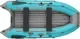 Надувная лодка Roger Boat Trofey 3100 (без киля, бирюзовый/серый комби) — фото 9