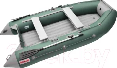 Надувная лодка Roger Boat Trofey 3300 (без киля, зеленый/серый) — фото 1