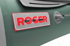 Надувная лодка Roger Boat Trofey 3300 (без киля, зеленый/серый) — фото 2
