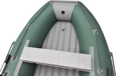 Надувная лодка Roger Boat Trofey 3300 (без киля, зеленый/серый) — фото 5