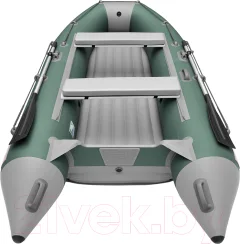 Надувная лодка Roger Boat Trofey 3300 (без киля, зеленый/серый) — фото 9