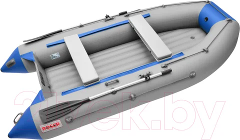 Надувная лодка Roger Boat Trofey 3300 (без киля, серый/синий)