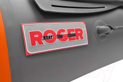 Надувная лодка Roger Boat Trofey 3300 (без киля, графит/оранжевый) — фото 2