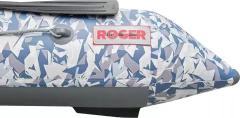 Надувная лодка Roger Boat Trofey 3300 (без киля, битое стекло/серый комби) — фото 5