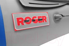 Надувная лодка Roger Boat Trofey 3500 (без киля, серый/синий) — фото 2