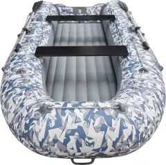Надувная лодка Roger Boat Trofey 3500 (без киля, битое стекло/серый комби) — фото 9