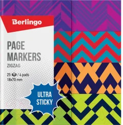 Стикеры канцелярские Berlingo Ultra Sticky. Zigzag / LSz_41132 — фото 1