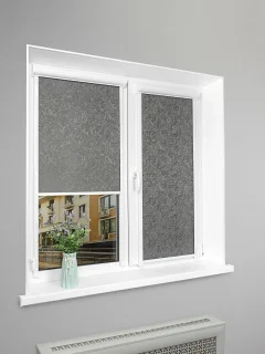 Рулонная штора кассетная Sundays Home UNI-2 LM 87-24 67х160 (темно-серый, левая) — фото 8