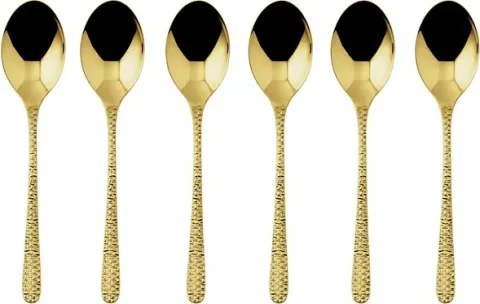 Набор кофейных ложек Sambonet Venezia Gold / 52765GA7 (6шт)