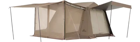 Палатка Naturehike Village 6.0 II / CNK2300ZP021-DCFS (коричневый)