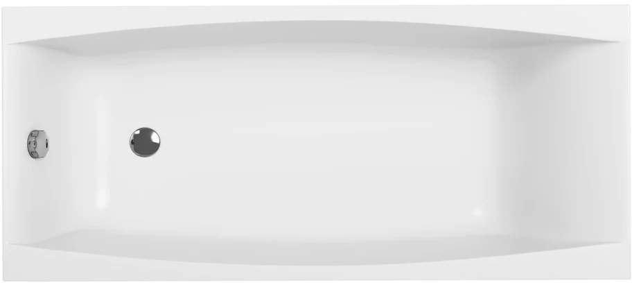 Ванна акриловая Cersanit Virgo 170x75 с ножками со смесителем Brasko (с сифоном Prime черным)