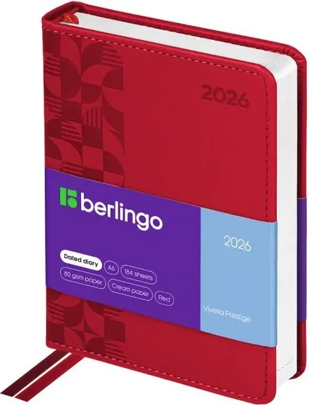Ежедневник Berlingo Vivella Prestige 2026г А6 / DD6_80606 (184л)