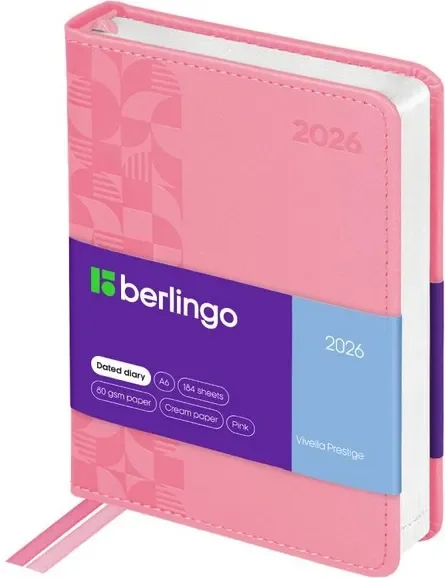 Ежедневник Berlingo Vivella Prestige 2026г А6 / DD6_80608 (184л)