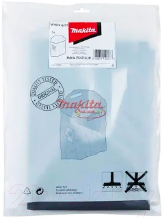 Комплект пылесборников для пылесоса Makita W107418355 (5шт) — фото 5