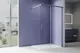 Душевая стенка Aquatek Walk in с держателем 120x200 / AAQ.WISL.120.1GM (оружейная сталь/прозрачное стекло) — фото 9