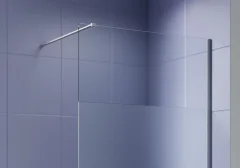 Душевая стенка Aquatek Walk in с держателем 140x200 / AQ.WI.140.3CH (хром/прозрачное стекло) — фото 4