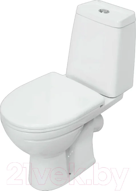 Унитаз напольный Sanita Марс WC.CC/Mars/2-DM.Rim/WHT.G/S1 (с сиденьем)