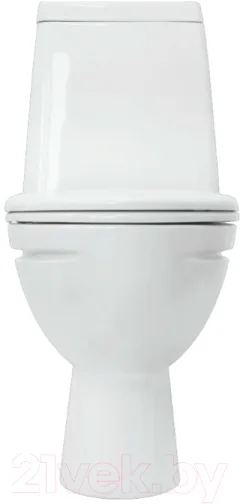 Унитаз напольный Sanita Марс WC.CC/Mars/2-DM.Rim/WHT.G/S1 (с сиденьем) — фото 4