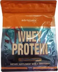 Протеин Strimex Whey Protein Silver Edition (500г, клубника-банан) — фото 3