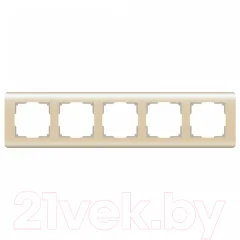 Рамка для выключателей и розеток Werkel WL12-Frame-05 / а034615 (шампань) — фото 1