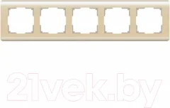 Рамка для выключателей и розеток Werkel WL12-Frame-05 / а034615 (шампань) — фото 3
