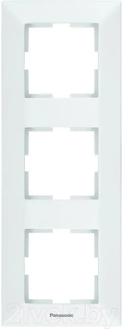 Рамка для выключателей и розеток Panasonic WMTF08132WH-BY