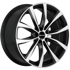Литой диск MAK Wolf 18x7.5" 5x114.3мм DIA 76мм ET 48мм Black Mirror — фото 8