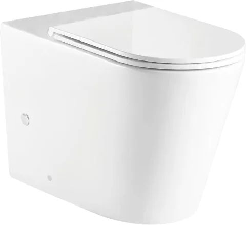 Чаша унитаза напольного WeltWasser WW Salzbach 001 XL GL-WT (белый глянец, чаша)