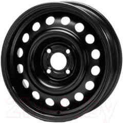 Штампованный диск Trebl X40933 16x6" 4x100мм DIA 60.1мм ET 41мм Black — фото 1