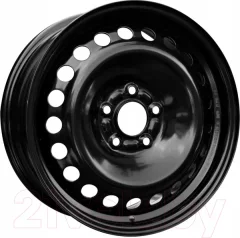 Штампованный диск Trebl X40934 16x6" 5x100мм DIA 57.1мм ET 45мм Black — фото 3