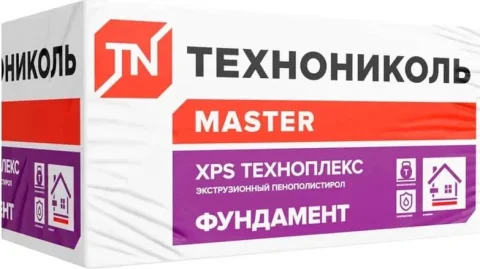 Экструдированный пенополистирол Технониколь XPS Техноплекс Фундамент 50x580x1180мм (упаковка)