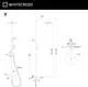 Душевая система со смесителем Whitecross Y1234BASICNIB (брашированный никель) — фото 6