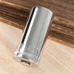 Головка слесарная Deli Торцевая шестигранная глубокая YS EDQ4327 (1/2", 27мм) — фото 3