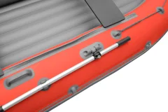 Надувная лодка Roger Boat Zefir 3100 LT (малокилевой, красный/серый комби) — фото 4