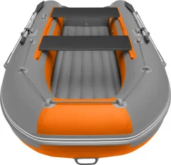 Надувная лодка Roger Boat Zefir 3100 LT (малокилевой, графит/оранжевый комби) — фото 6