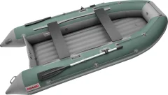 Надувная лодка Roger Boat Zefir 3100 LT (малокилевой, зеленый/серый комби) — фото 1