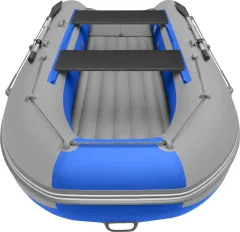 Надувная лодка Roger Boat Zefir 3100 LT (малокилевой, серый/синий комби) — фото 6