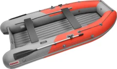 Надувная лодка Roger Boat Zefir 3300 (малокилевой, красный/серый комби) — фото 1