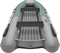 Надувная лодка Roger Boat Zefir 3300 (малокилевой, зеленый/серый комби) — фото 5