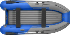 Надувная лодка Roger Boat Zefir 3300 (малокилевой, серый/синий комби) — фото 2