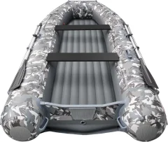 Надувная лодка Roger Boat Zefir 3300 (малокилевой, серый камуфляж/графит комби) — фото 5