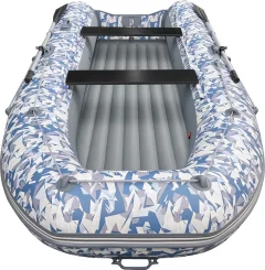 Надувная лодка Roger Boat Zefir 3300 (малокилевой, битое стекло/серый комби) — фото 6