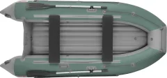 Надувная лодка Roger Boat Zefir 3300 LT (малокилевой, зеленый/серый комби) — фото 2