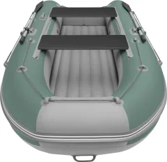 Надувная лодка Roger Boat Zefir 3300 LT (малокилевой, зеленый/серый комби) — фото 6