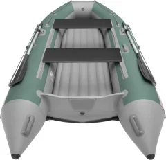 Надувная лодка Roger Boat Zefir 3300 LT (малокилевой, зеленый/серый комби) — фото 7
