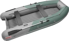 Надувная лодка Roger Boat Zefir 3500 (малокилевой, зеленый/серый комби) — фото 1