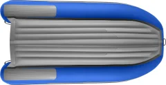 Надувная лодка Roger Boat Zefir 3500 (малокилевой, серый/синий комби) — фото 3