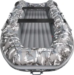 Надувная лодка Roger Boat Zefir 3500 (малокилевой, серый камуфляж/графит комби) — фото 9