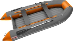 Надувная лодка Roger Boat Zefir 3500 LT (малокилевой, графит/оранжевый комби) — фото 1