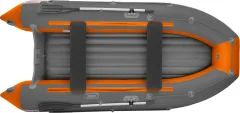 Надувная лодка Roger Boat Zefir 3500 LT (малокилевой, графит/оранжевый комби) — фото 2